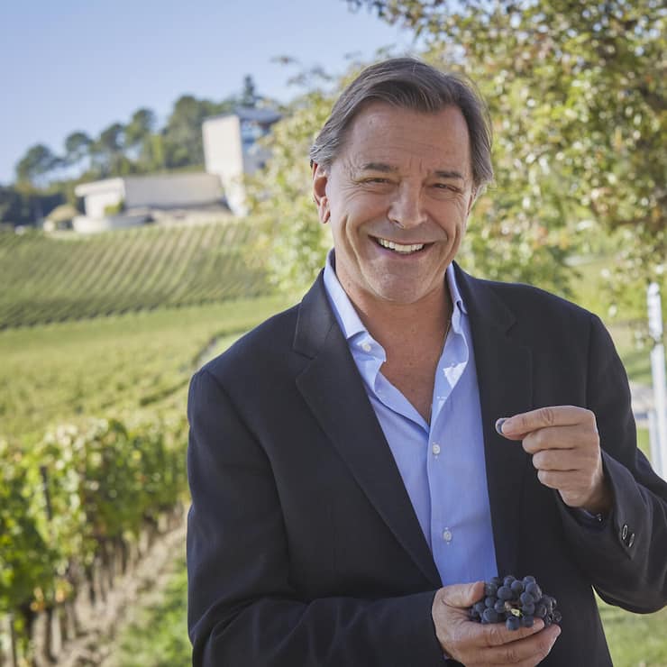 <p>Lifestyle-Unternehmer Silvio Denz ist der Schlossherr der zauberhaften Chartreuse, in einem seiner Weinberge in den Hügeln des Bordeaux.</p>