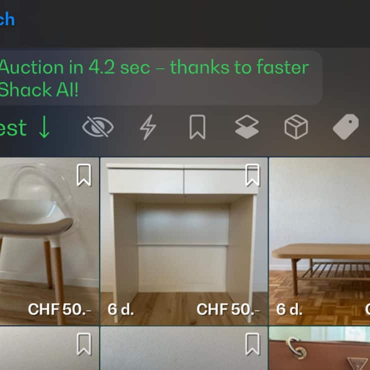<p>Auf der Auktionsplattform Shack handeln bald auch Amerikanerinnen und Amerikaner mit Secondhand- und Sammelwaren.</p>