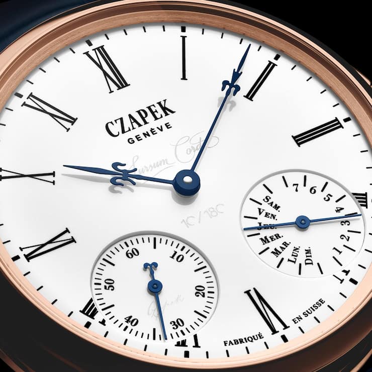 <p>Czapek stellt zum Doppeljubiläum die exklusive Sursum Corda vor. Die Uhr ist auf zehn Stück limitiert und verkörpert den Durchhaltewillen der Marke.</p>