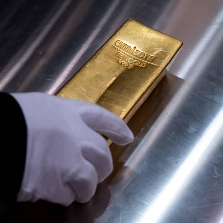 <p>Erstmals hat der Goldpreis die 4000-Dollar-Marke überschritten.</p>