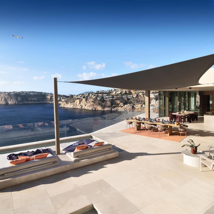 <p>Die Villa High Five ist in der exklusiven Gegend Cala Llamp in Port Andratx gelegen.</p>