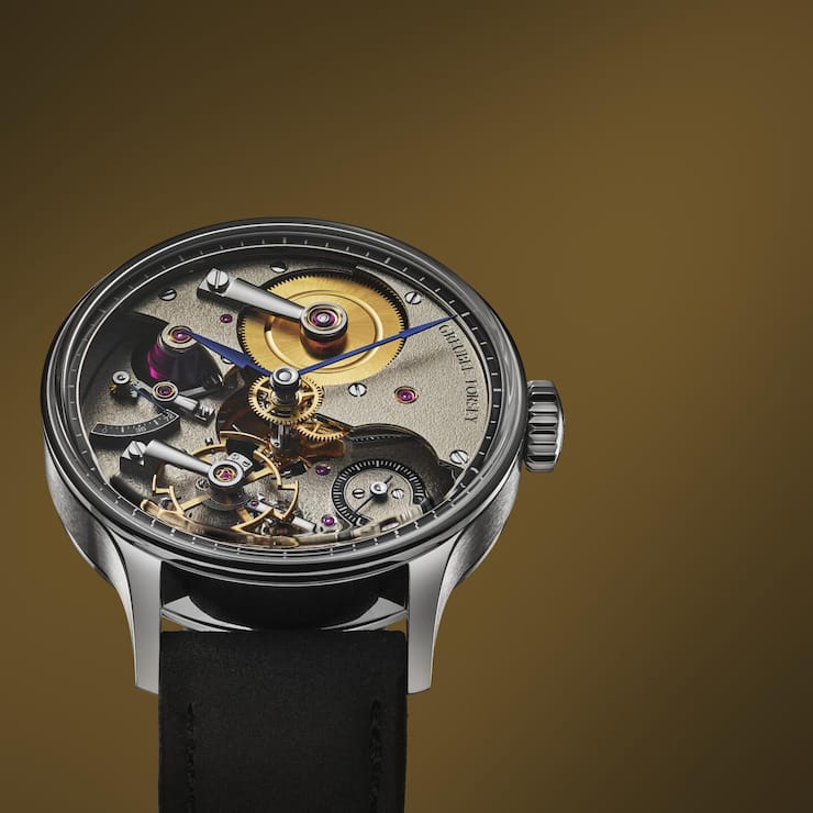 <p>Hand Made 2 von Greubel Forsey: Ein einziger Uhrmacher benötigt über 5000 Arbeitsstunden für dieses mechanische Kunstwerk im Weissgoldgehäuse.</p>