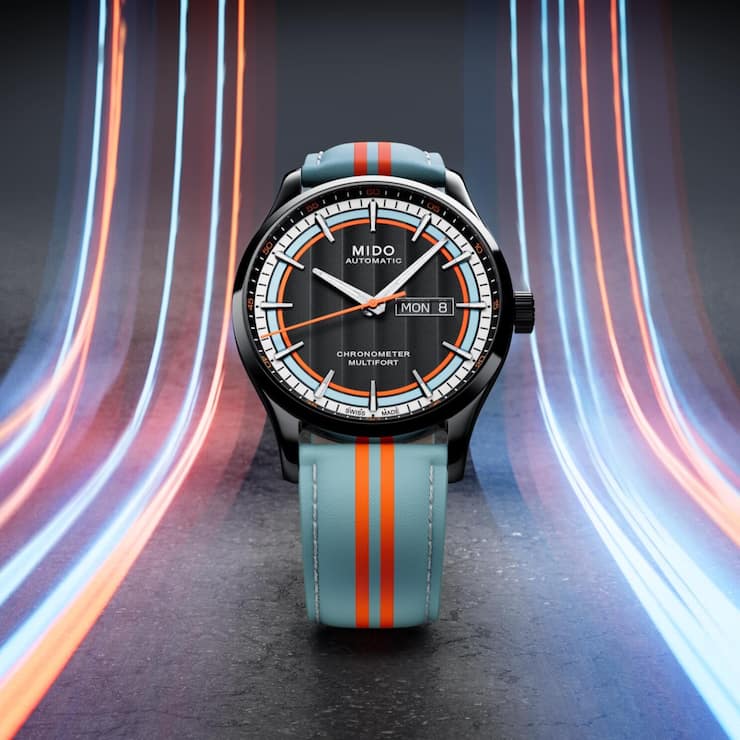 <p>Die neue Uhr von Mido fesselt mit Design und Technik.</p>