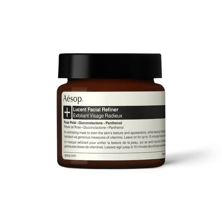 <p>Aesop: Gesichtsmaske Lucent Facial Refiner, 60 ml, Fr. 85.-.</p>