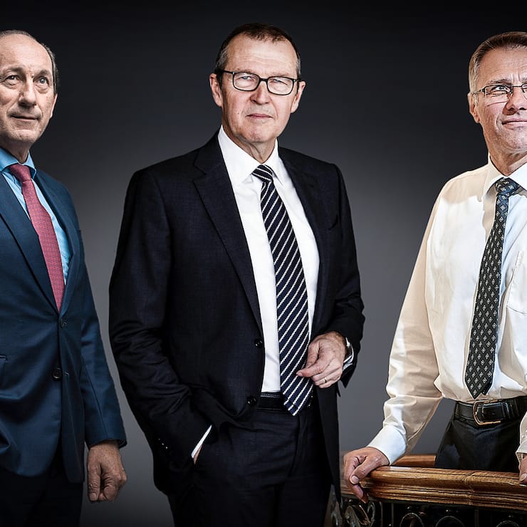 Paul Bulcke Markus Hongler und Markus Gygax