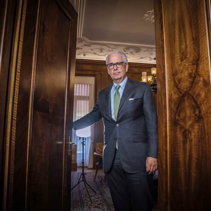 Ulrich Koerner, Credit Suisse AG, shot on August 22 2022 at CS Headquarters, Paradeplatz ZÃ¼rich.