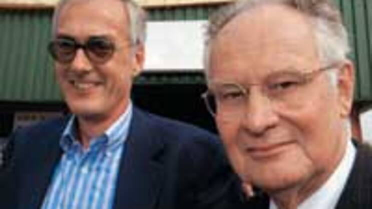 Vorsichtige Konzernlenker: Michael Ringier, Peter Glotz.