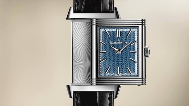 Reverso Tribute Enamel «Venice Series» – San Giorgio Maggiore, in Weissgold, mechanisches Werk mit Handaufzug, Preis auf Anfrage.
