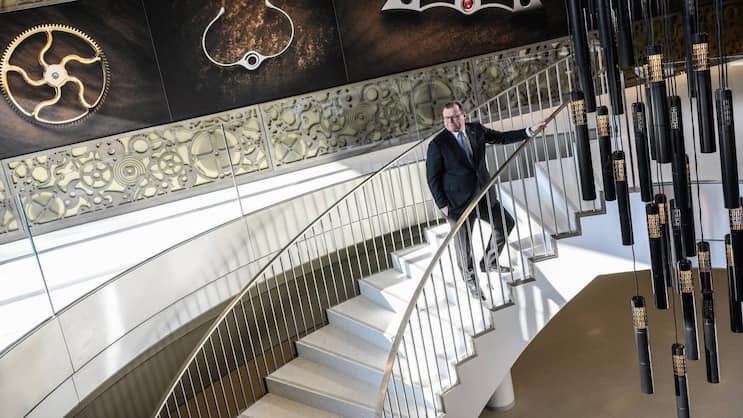 Thierry Stern über die neue Kollektion: «Die Cubitus hat ihr eigenes Design, gehört aber unverkennbar zur Familie.»