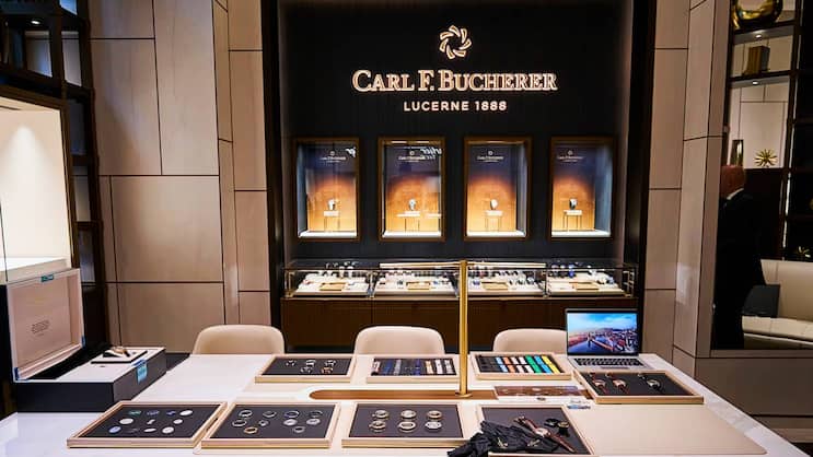 Ein Bild, das bald der Vergangenheit angehört: Verkaufsstelle der Uhrenmarke Carl F. Bucherer.
