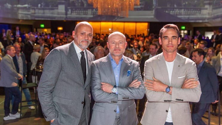 Antoine Pin, Georges Kern und Edouard Meylan (v.l.)