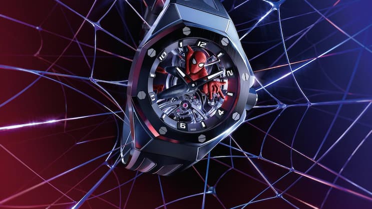 Grosses Kino: Die Spider-Man-Edition der Royal Oak Concept Tourbillon.