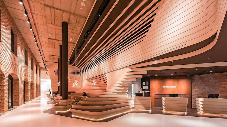 Hotel Alte Mühle in Belgrad: Klassische gewerbliche Architektur kombiniert mit heutigem Design.