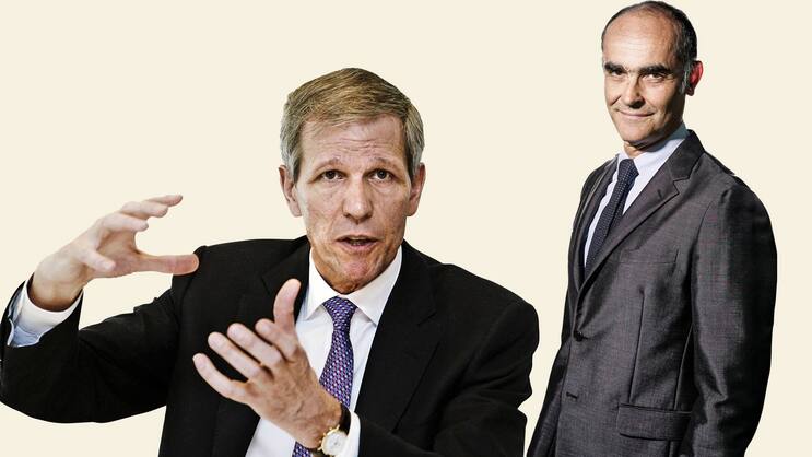STRAMMES WACHSTUM: CEO GILLES Andrier (l.) und Präsident Calvin Grieder sind mit dem Geschäftsverlauf von Givaudan «wirklich zufrieden».
