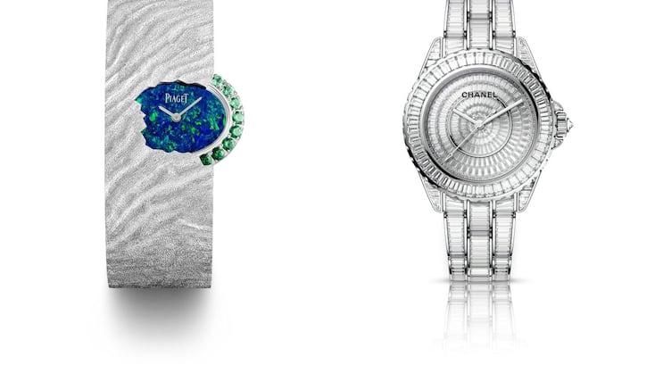 Bei Piaget und Chanel – wie bei anderen Luxusmarken – trifft hochwertige Juwelierkunst trifft auf Uhrmacherhandwerk.