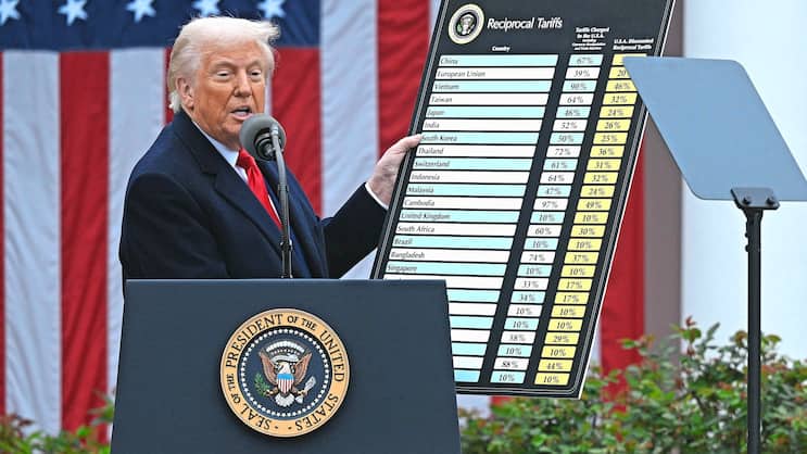 Anfang April 2025 brachte Donald Trump mit seiner Zollankündingung die Wirtschaftswelt durcheinander.