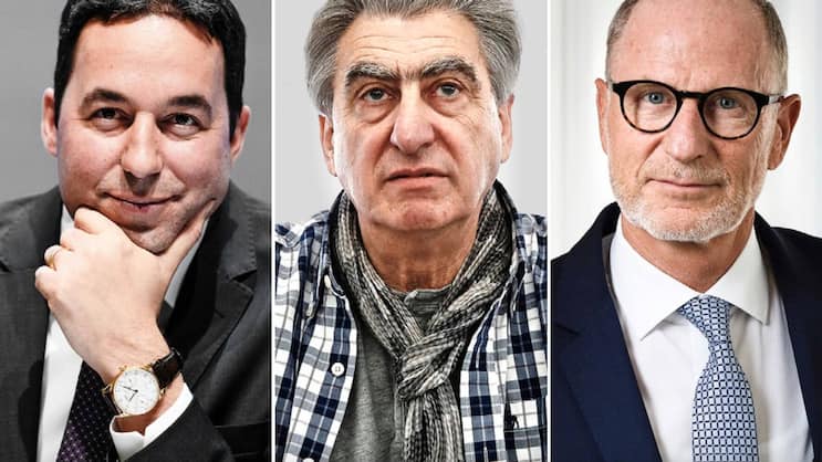 Bei ihren Firmen haben US-Investoren ihr Engagement überdurchschnittlich reduziert: Christian Mumenthaler, Swiss Re; Nick Hayek, Swatch Group; Bernhard Hodler, Julius Bär (v.l.).