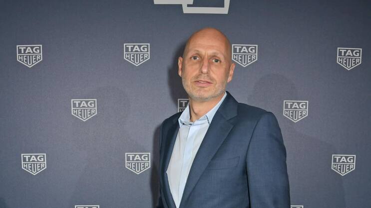 Stéphane Bianchi, Chef der LVMH-Uhrendivison, veranstaltet eine LVMH-Uhrenmesse in Dubai.