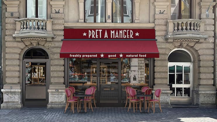 BRIT-STYLE: Die Convenience-Food-Kette lässt sich mitten in der Stadt Zürich nieder.