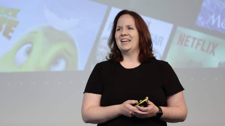 Michelle Ufford sprach am Gottlieb Duttweiler Institut GDI in Rüschlikon.