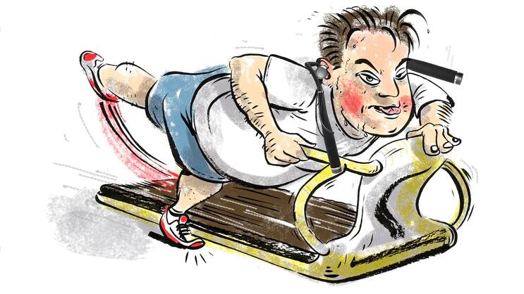 Begleitung auf dem Laufband: Der VI Trainer ist ein virtueller Jogging-Coach.