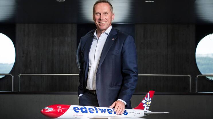 Bernd Bauer: Der Edelweiss-CEO nimmt neue Flugziele ins Visier. Nik Hunger