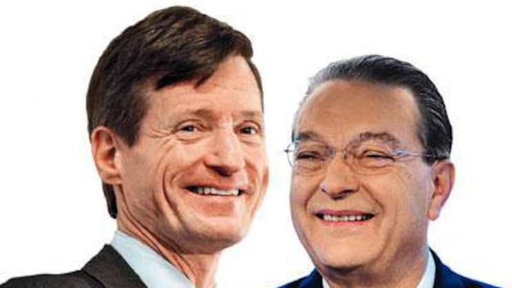 Können die härteren Kapitalvorschriften als Chance nutzen: UBS-Chef Oswald Grübel (r.) und CS-Lenker Brady Dougan.