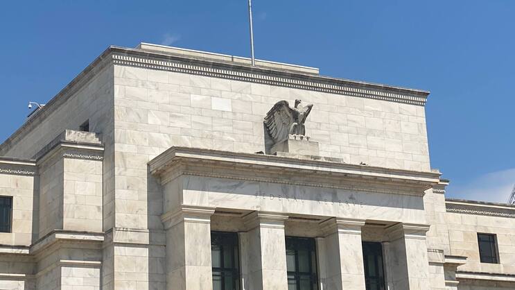 Gebäude der US-Notenbank Federal Reserve in Washington, USA.