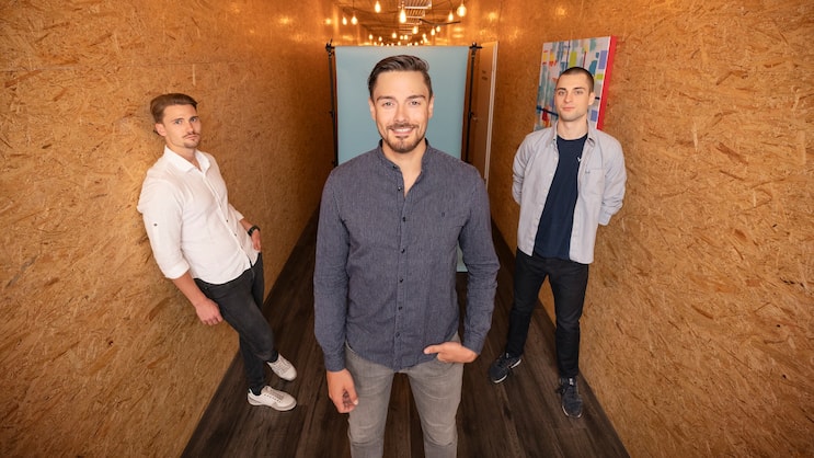 Brückenbauer: Ben Simon, Joel Roos und Caspar Leuzinger (v.l.) «lehren Computer, menschliche Bewegungsabläufe zu verstehen».