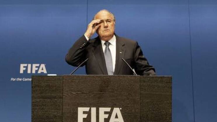 Fifa-Chef Blatter: "Wir sind hier nicht auf einem Basar" (Bild: Keystone)