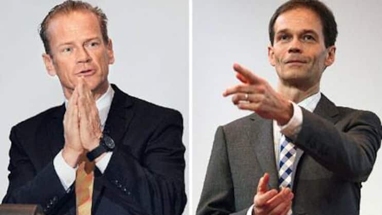 Gemäss den Regeln François Hollandes verdienen Carsten Schloter und Martin Scholl Hunderttausende von Franken zu viel.