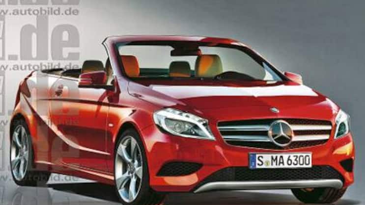 Das offene Mercedes A-Klasse Cabrio ist kurz und knackig
