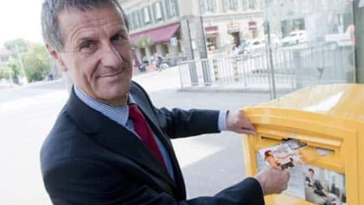 Noch bis Ende August ist Jürg Bucher Chef der Schweizer Post. (Bild: Keystone)