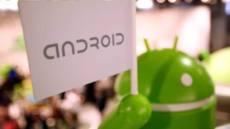 Das bekannte Android-Icon von Google. (Bild: Bloomberg)