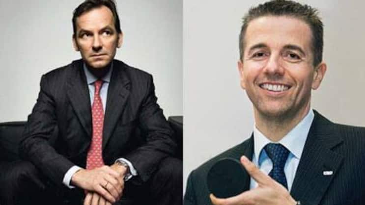 Infront-Mehrheitsbeteiligter: Andreas Jacobs (l.); Infront-Chef: Philippe Blatter.