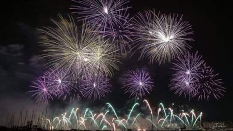 Feuerwerk zum Jahreswechsel rund um den Globus. (Bild: Keystone)