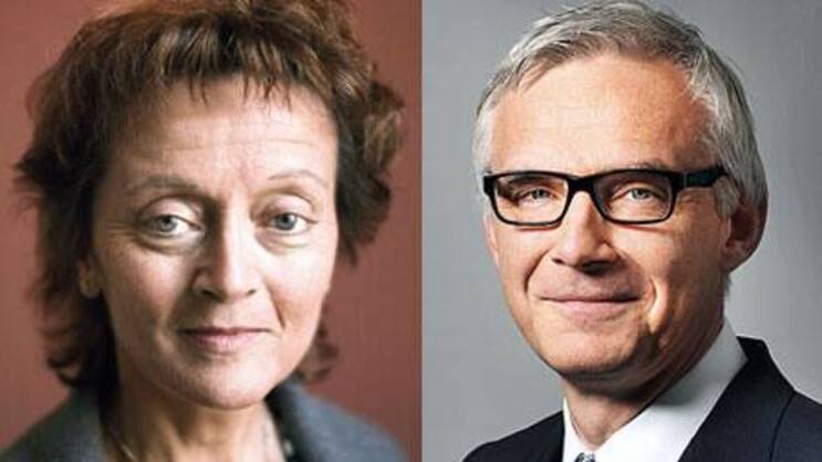 Hilfe von CS-Präsident Urs Rohner: Finanzministerin Eveline Widmer-Schlumpf.