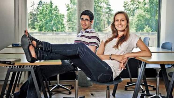 Studieren heute beide im Ausland: Nora Spanudakis und Kevin Braunschweig, von der Zurich International School geprägt.