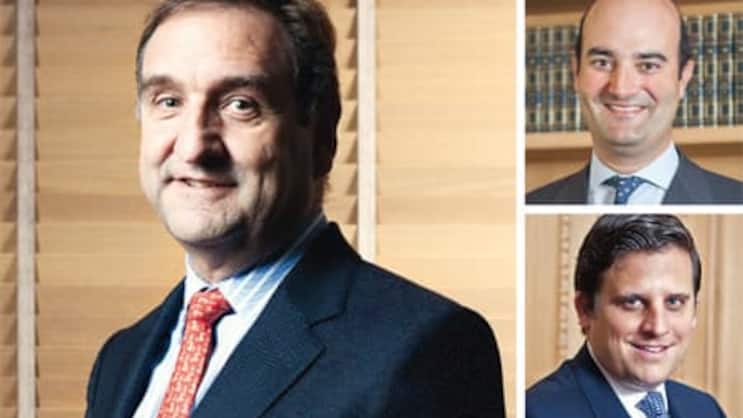 Neuer Kurs für Sarasin beschlossen: Joachim Strähle (l.), Jacob Safra (r.o.), Marcelo Szerman.