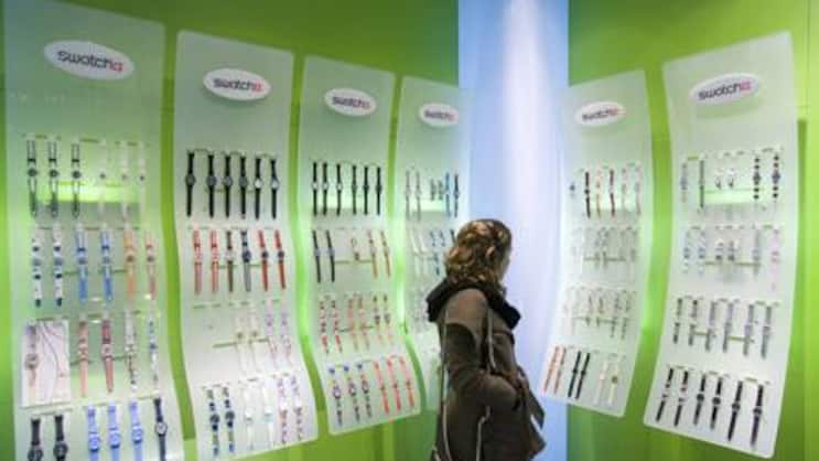 Bliebt bei den Schweizern: der Uhrenhersteller Swatch (Bild: Keystone)