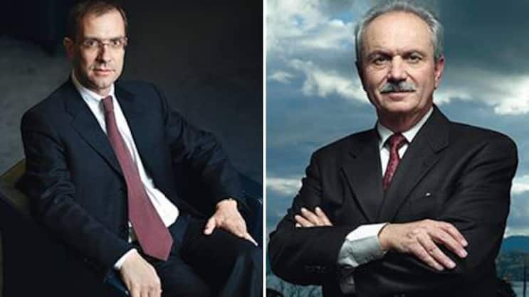 Enge Kooperation: Ex-UBS-Chef Marcel Rohner (l.) und Ex-SNB-Direktor Jean-Pierre Roth.