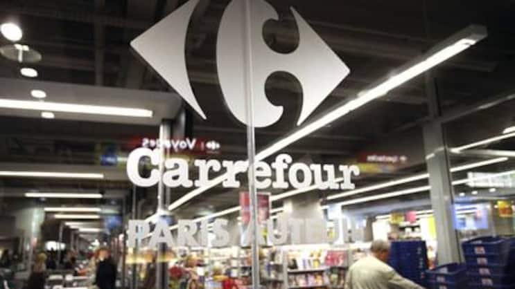 Carrefour in Paris: Gerade im Heimatmarkt verliert der Konzern Marktanteile. (Bild: Keystone)