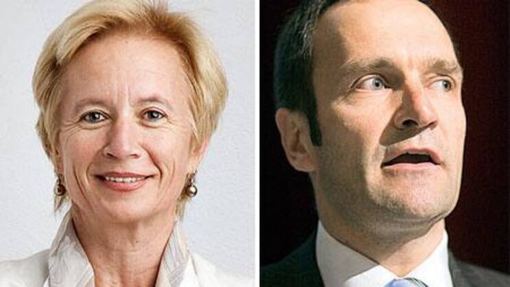 Zurückversetzt: Ex-CEO Alice Stümcke-Sachova und ihr Nachfolger Kaspar Niklaus.
