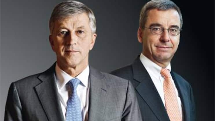 Der Antreiber, Rolf Dörig (l.), und der Macher, Bruno Pfister.