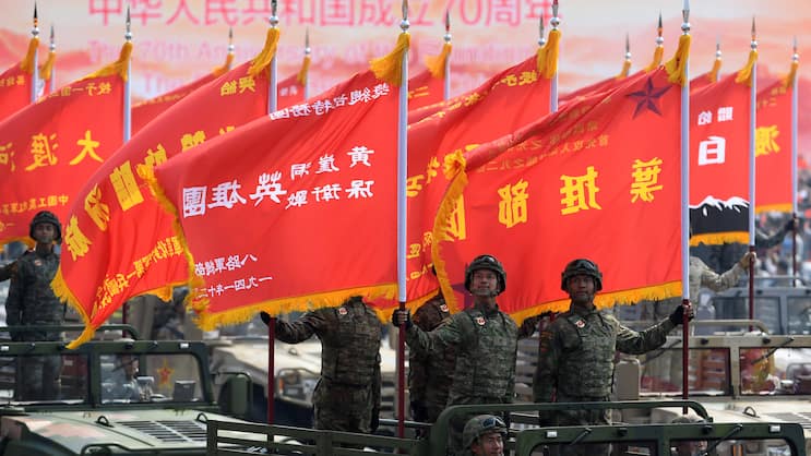 Militärparade in China: Das Ranking der grössten Armeen widerspiegelt die aktuellen Konfliktlinien.