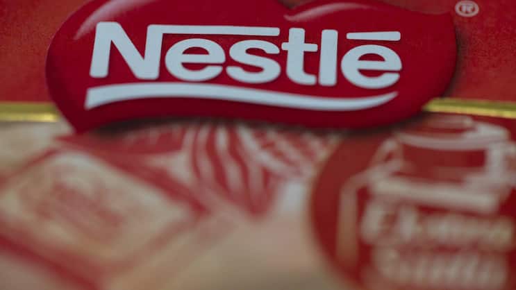 Die Aktie von Nestlé: Hoch bewertet.