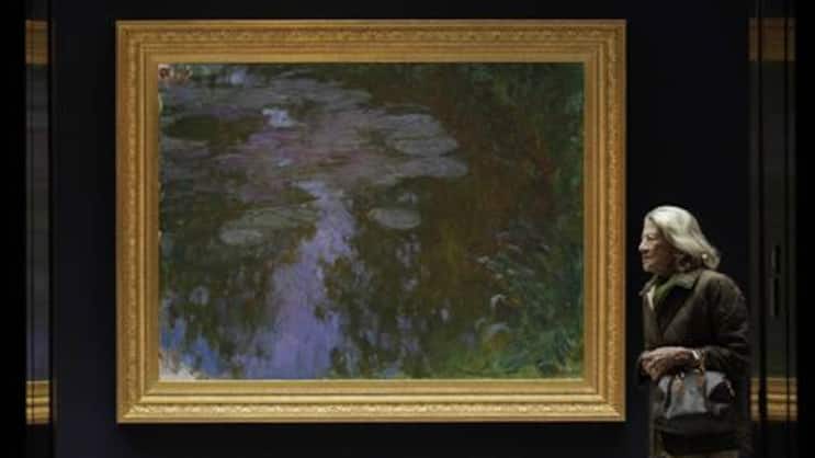 «Nymphéas» von Claude Monet: Eines der wenigen Bilder, das keinen Käufer fand. (Bild: Keystone)