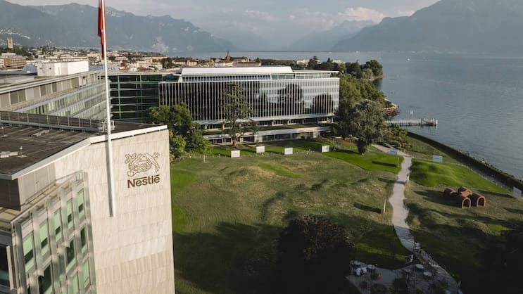 Das Nestlé-Hauptquartier in Vevey.