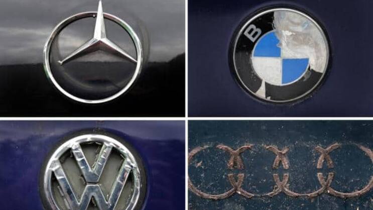 Ramponiert: Deutsche Autohersteller stehen in der Kritik. Keystone