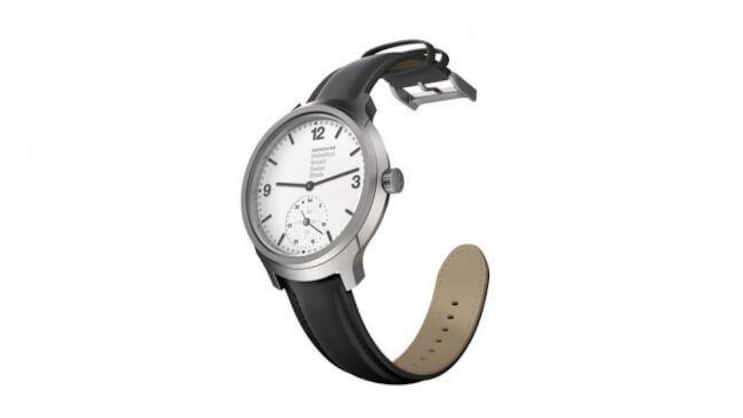 Smartwatch von Mondaine: Die Uhr verfügt über verborgene Fitness-Funktionen.Mondaine
